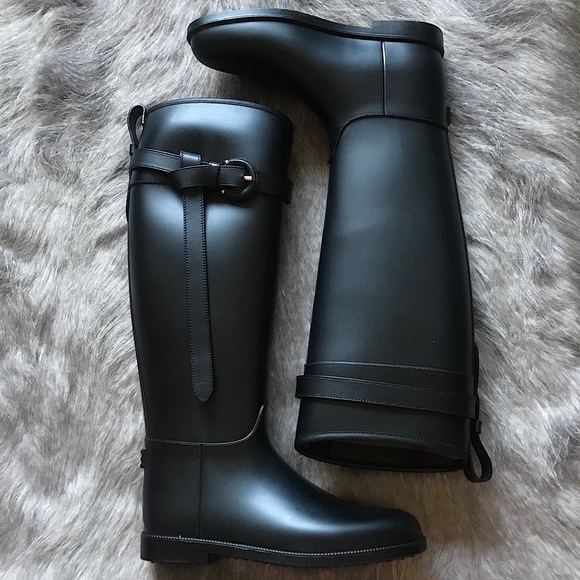 Burberry rainboot brain riding with belt - Picture 3 of 6